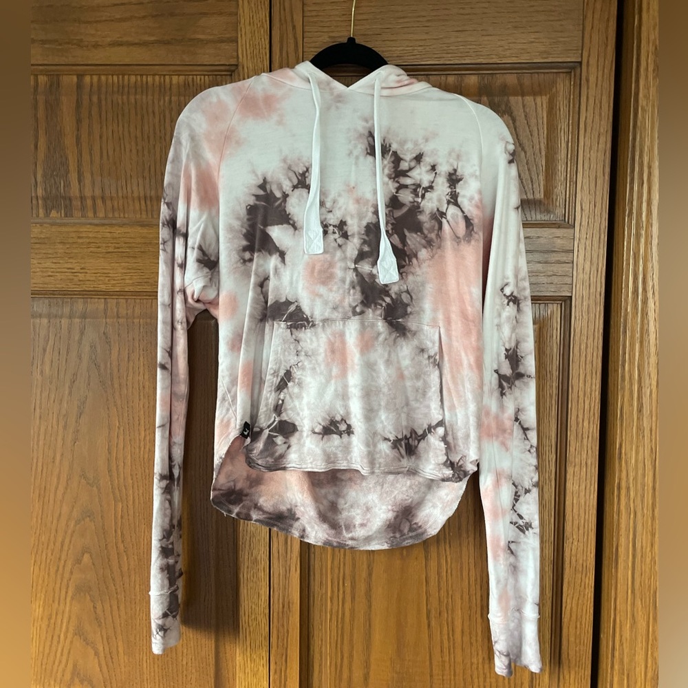 Glyder Tie Dyed Crop Hoodie
